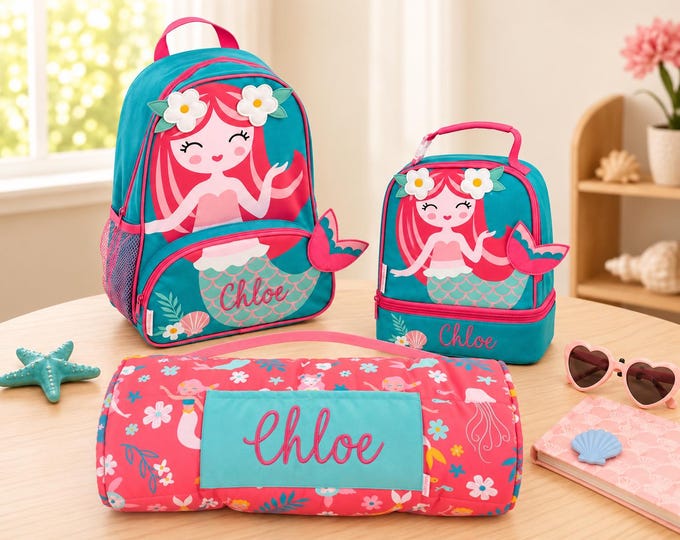 School Essentials: Nap Mat, Backpack and Lunchbox