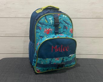 Embroidered Kids Backpack: Personalized School Travel Bag