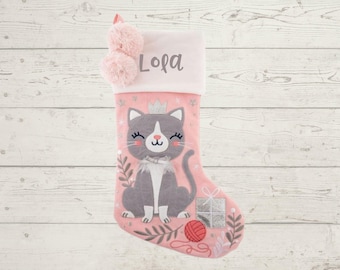 Personalized Christmas Stocking with name embroidered