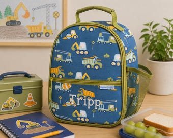 Personalized Childrens Lunchbox with Embroidery Personalization - Lunchbox for Kids