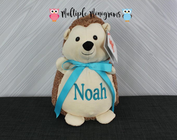 Personalized Stuffed Animal: Embroidered Keepsake Gift