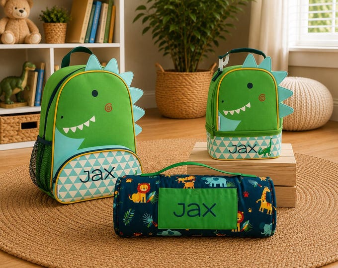 School Essentials: Nap Mat, Backpack and Lunchbox