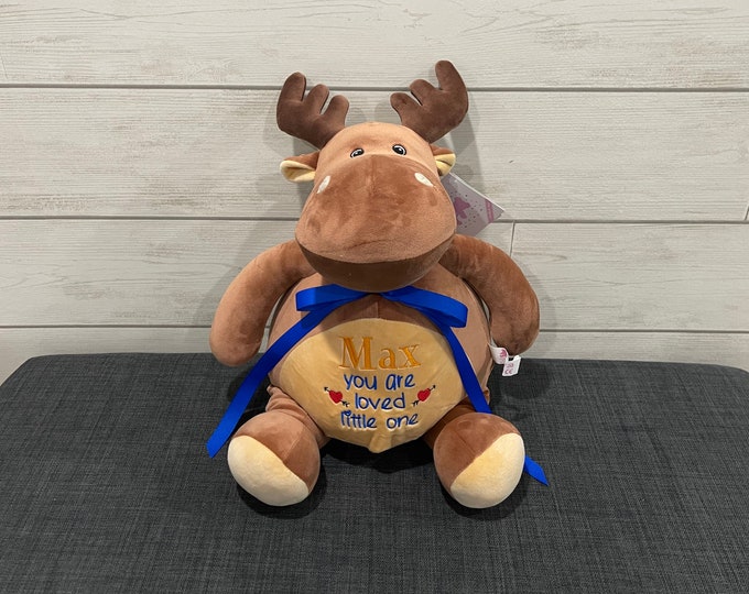 Personalized Stuffed Animal: Embroidered Keepsake Gift