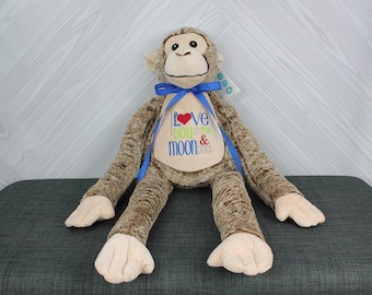 Personalized Stuffed Animal: Embroidered Keepsake Gift