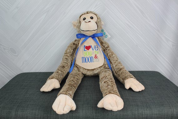 Personalized Stuffed Animal - Perfect Gift for Baby Showers Baptisms Adoptions Birthdays - Unique and One-of-a-kind Keepsake