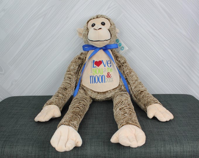 Personalized Stuffed Animal: Embroidered Keepsake Gift