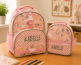 Children's Backpack and Lunchbox: Embroidery Personalization