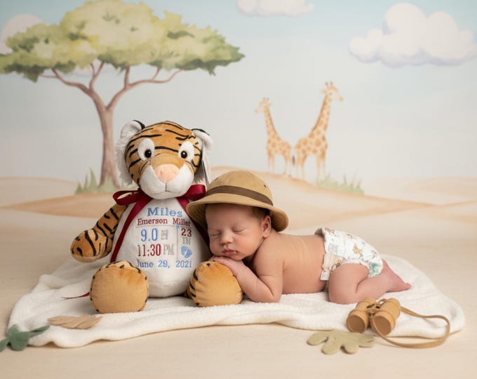 Personalized Stuffed Animal: Embroidered Keepsake Gift