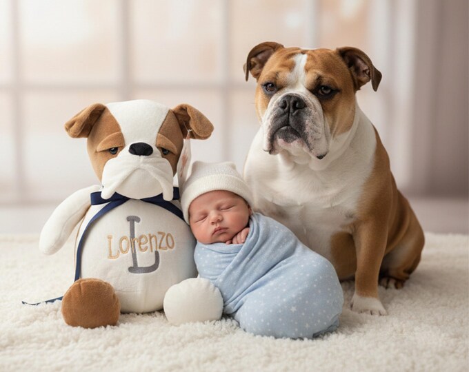 Personalized Stuffed Animal: Embroidered Keepsake Gift