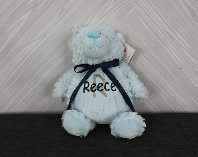Personalized Stuffed Animal: Embroidered Keepsake Gift