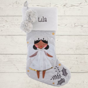 Bas de Noël personnalisé avec prénom brodé