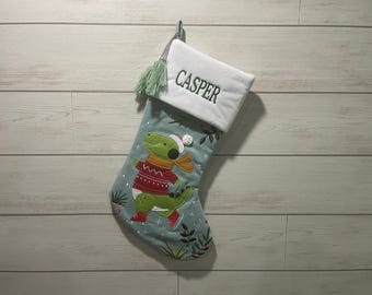 Personalized Christmas Stocking with name embroidered