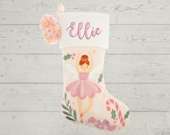 Personalized Christmas Stocking with name embroidered