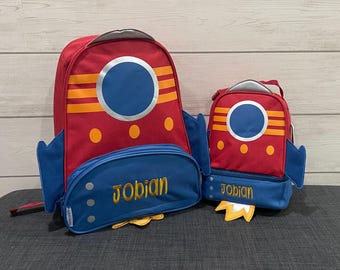 Children's Sidekick Backpack and Lunchpal Set: Embroidery Personalization 