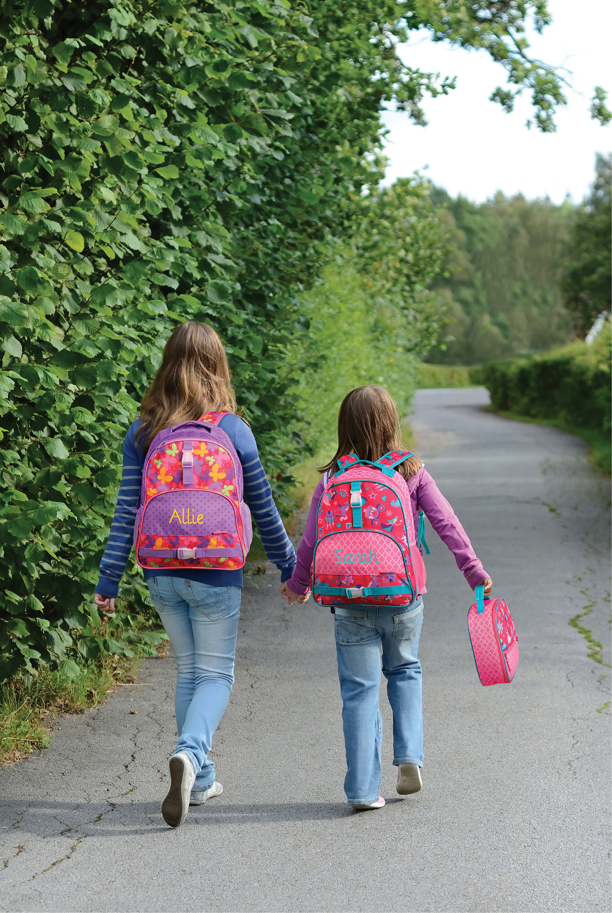 Children's All Over Print Backpack and Lunchbox Set Stephen Joseph with  Embroidery Personalization