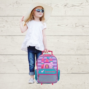 Rollgepäck für Kinder FREE Stickerei Personalisierung Handgepäck