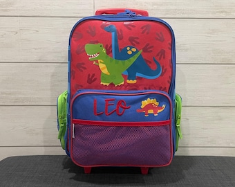 Children's Rolling Luggage: Carry-On Size, Embroidery Personalization