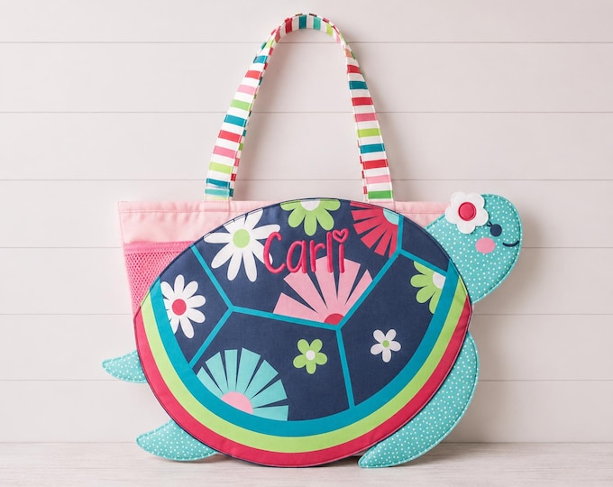 Children's Beach Bag and Sand Toys with Embroidery Personalization