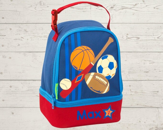 Personalized Childrens Lunchbox with Embroidery Personalization - Lunch Pal for Kids