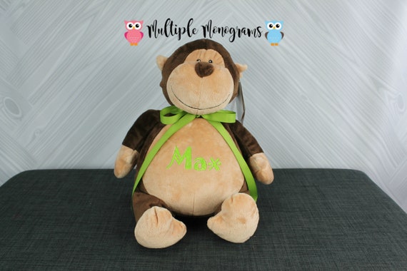 Personalized Stuffed Animal Completely Customizable Baby Shower New Baby Baptism Adoption Christmas Birthday Gift