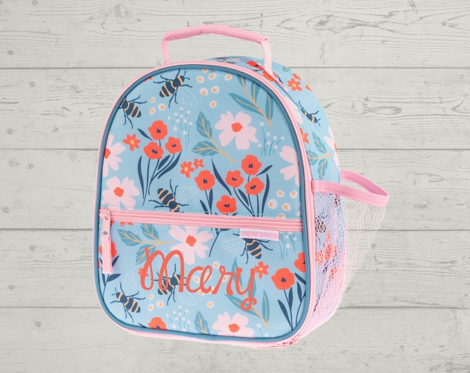 Personalized Childrens Lunchbox with Embroidery Personalization - Lunchbox for Kids