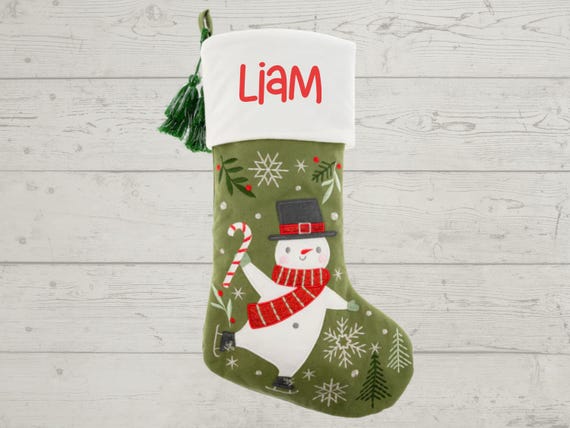 Personalized Christmas Stocking with name embroidered