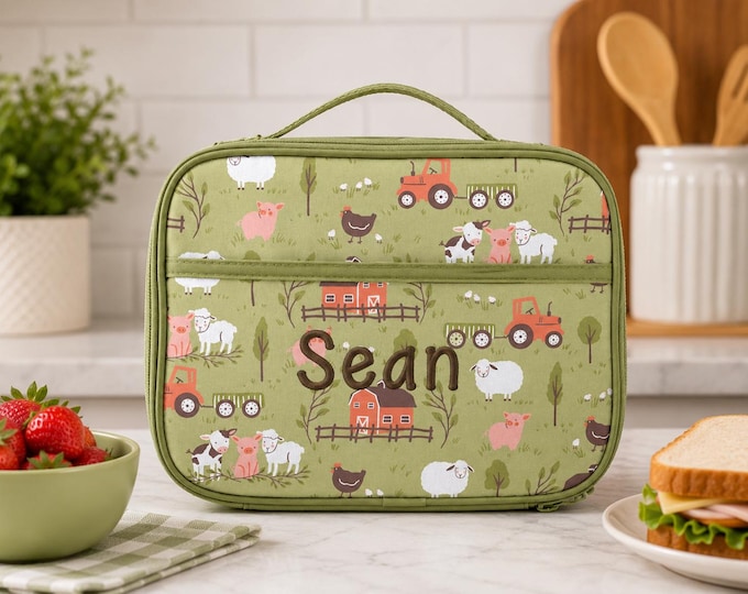 Junior Lunchbox with Embroidery Personalization