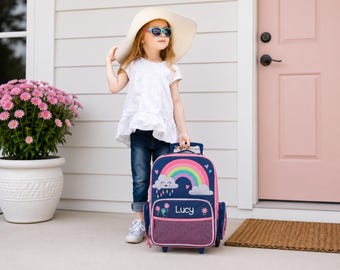 Children's Rolling Luggage: Carry-On Size, Embroidery Personalization