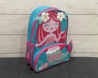 Embroidered Kids Backpack: Personalized Stephen Joseph School Bag