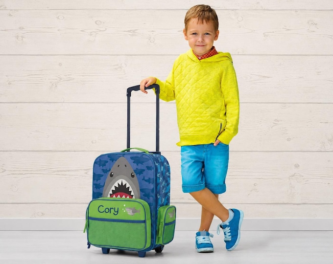 Children's Rolling Luggage: Carry-On Size, Embroidery Personalization