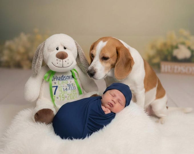 Personalized Stuffed Animal: Embroidered Keepsake Gift