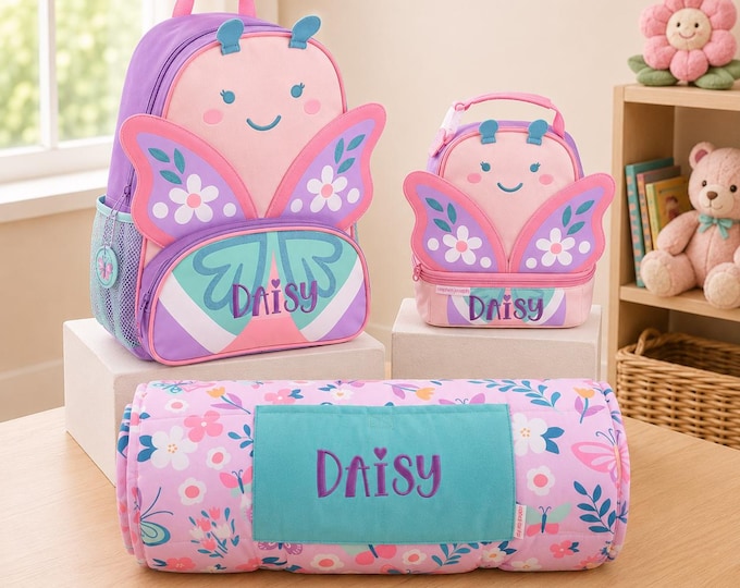 School Essentials: Nap Mat, Backpack and Lunchbox