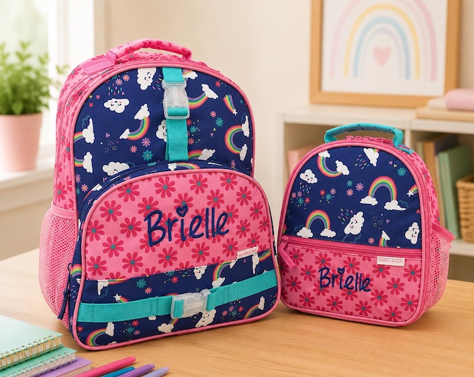 Children's Backpack and Lunchbox: Embroidery Personalization