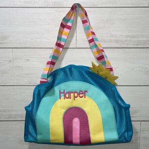 Children&#39;s Beach Bag and Sand Toys with Embroidery Personalization