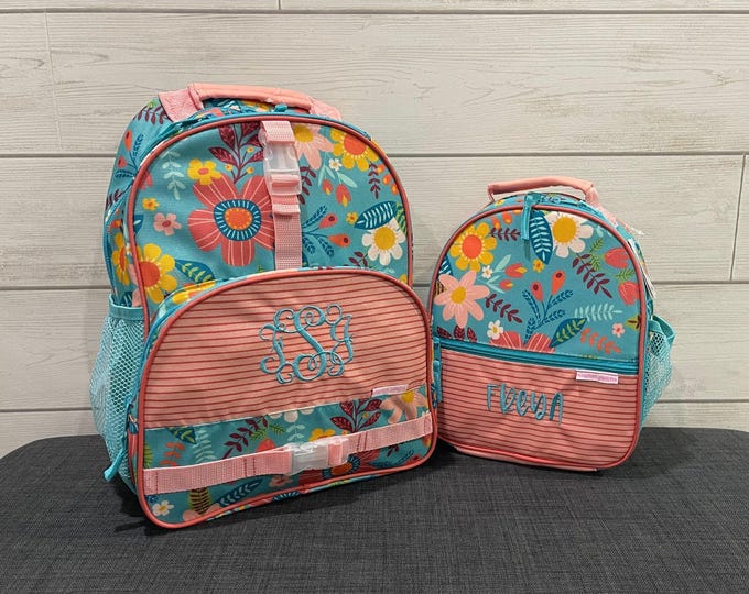 Children's Backpack and Lunchbox: Embroidery Personalization