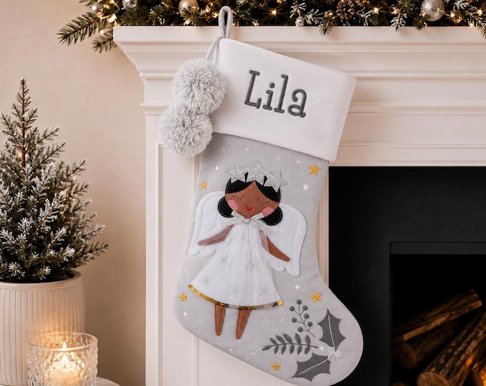 Personalized Christmas Stocking with name embroidered