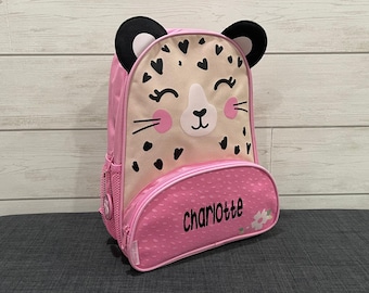 Personalized Kids Backpack: Embroidered Childrens Travel School Bag