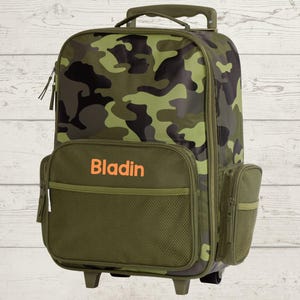 Children's Rolling Luggage: Carry-On Size, Embroidery Personalization