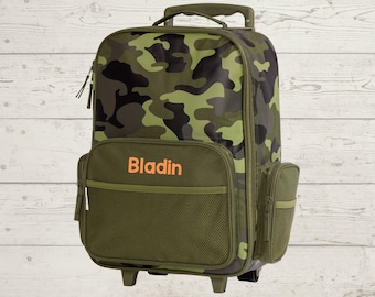 Children's Rolling Luggage: Carry-On Size, Embroidery Personalization