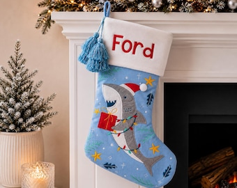 Personalized Christmas Stocking with name embroidered