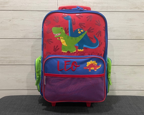 Children's Rolling Luggage FREE Embroidery Personalization Carry On Size Luggage