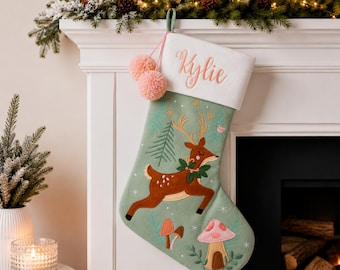 Personalized Christmas Stocking with name embroidered