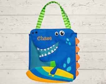 Children's Beach Bag and Sand Toys with Embroidery Personalization