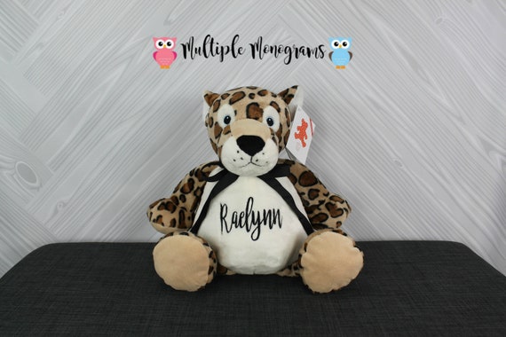 Personalized Stuffed Animal - Perfect Gift for Baby Showers Baptisms Adoptions Birthdays - Unique and One-of-a-kind Keepsake