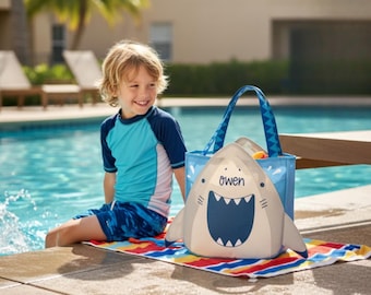Children's Beach Bag and Sand Toys with Embroidery Personalization
