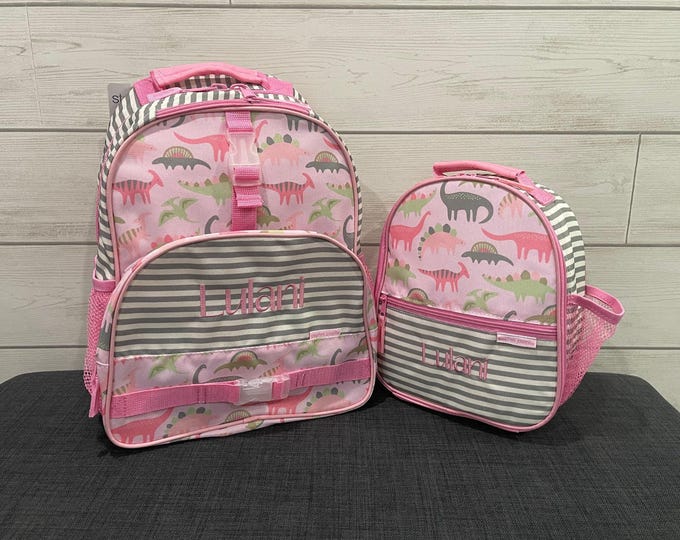 Children's Backpack and Lunchbox: Embroidery Personalization