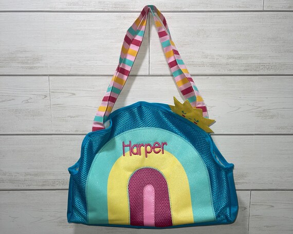 Children's Beach Bag and Sand Toys with Embroidery Personalization