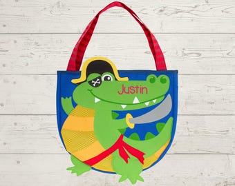 Children's Beach Bag and Sand Toys with Embroidery Personalization