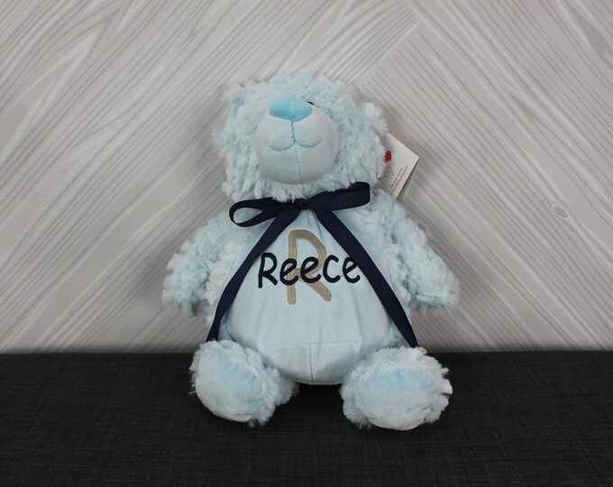 Personalized Stuffed Animal: Embroidered Keepsake Gift