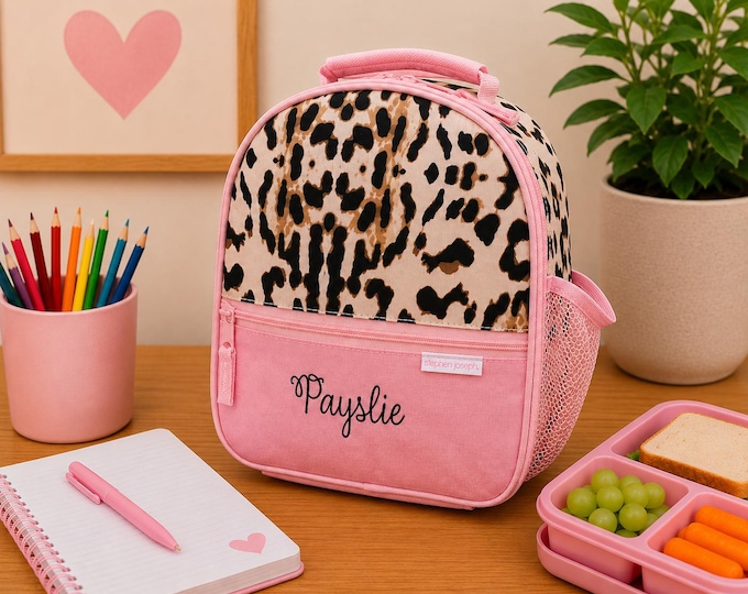 Personalized Childrens Lunchbox with Embroidery Personalization - Lunchbox for Kids